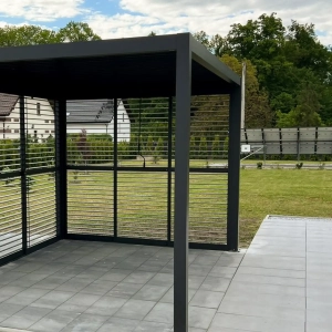 Pergola Nordvic Skyline 3x4 z panelami żaluzjowymi